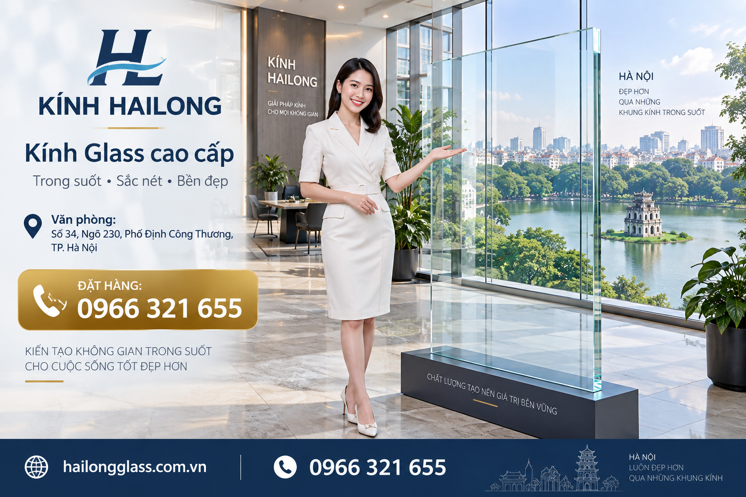Ảnh quảng bá sản phẩm kính và giải pháp cho công trình hiện đại