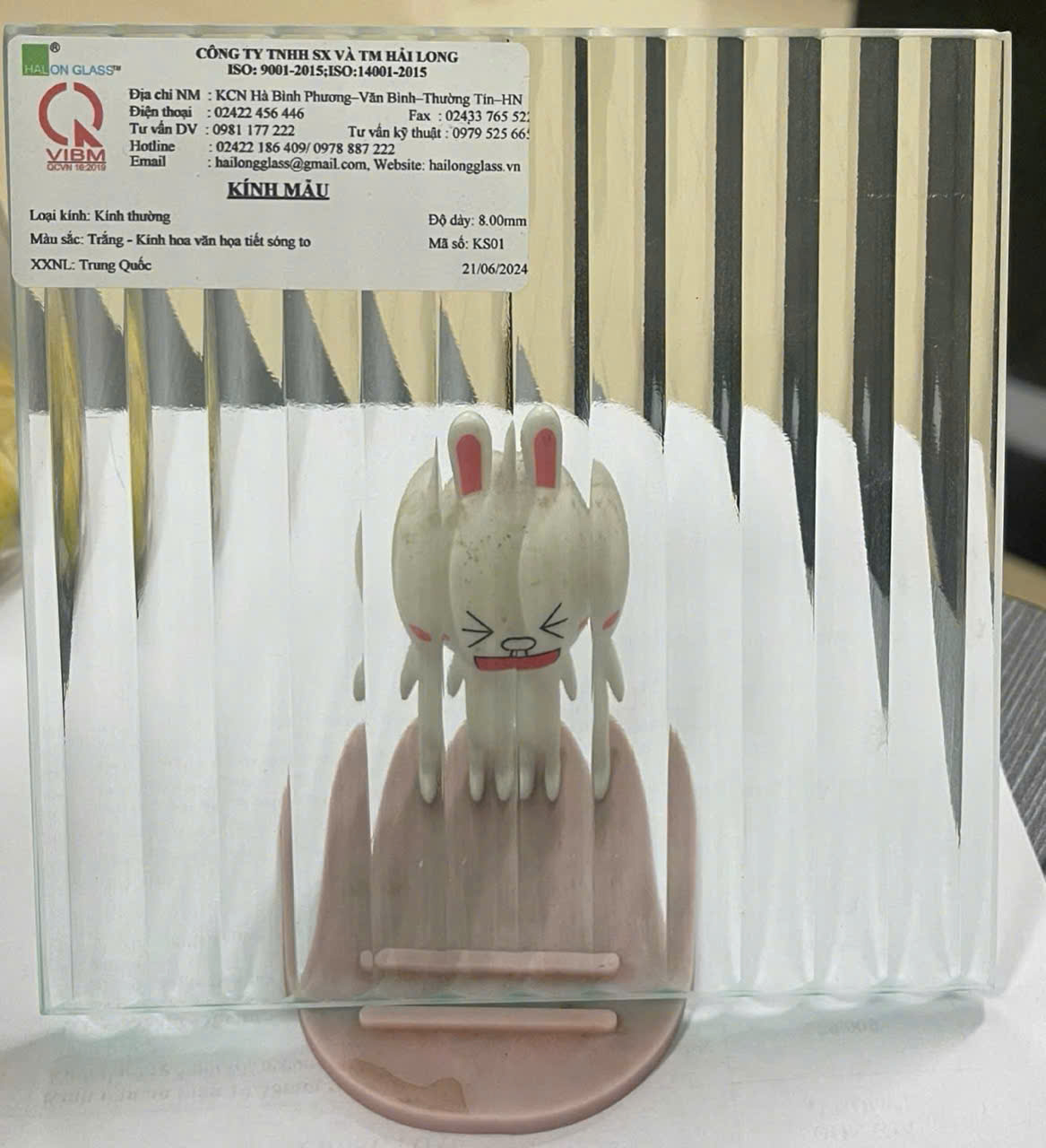 Standard wave glass