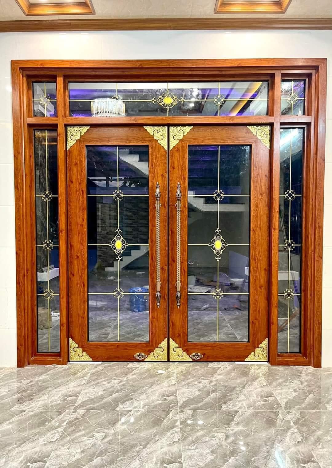 Báo giá kính cường lục khung nhôm