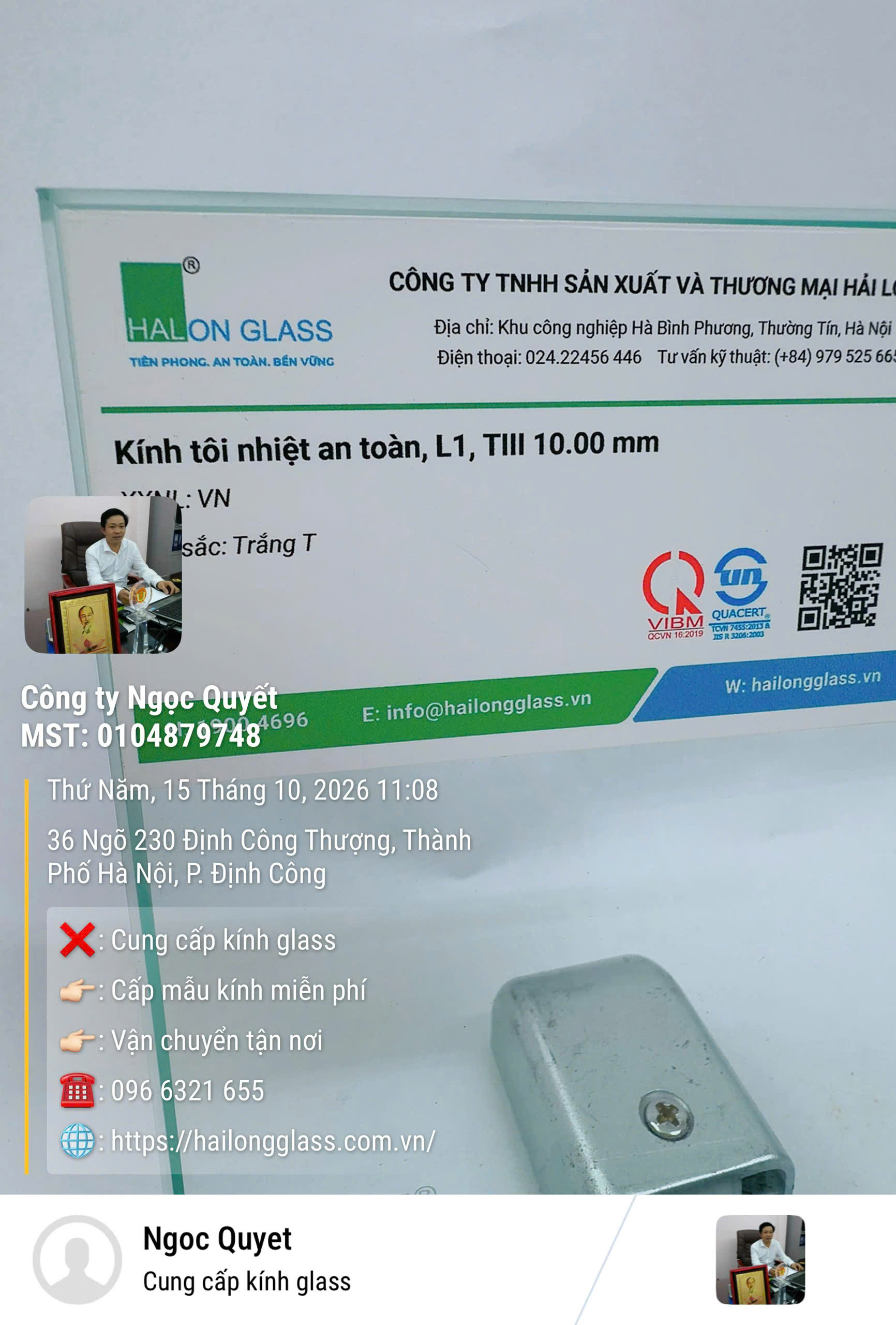 Kính cường lực 10mm