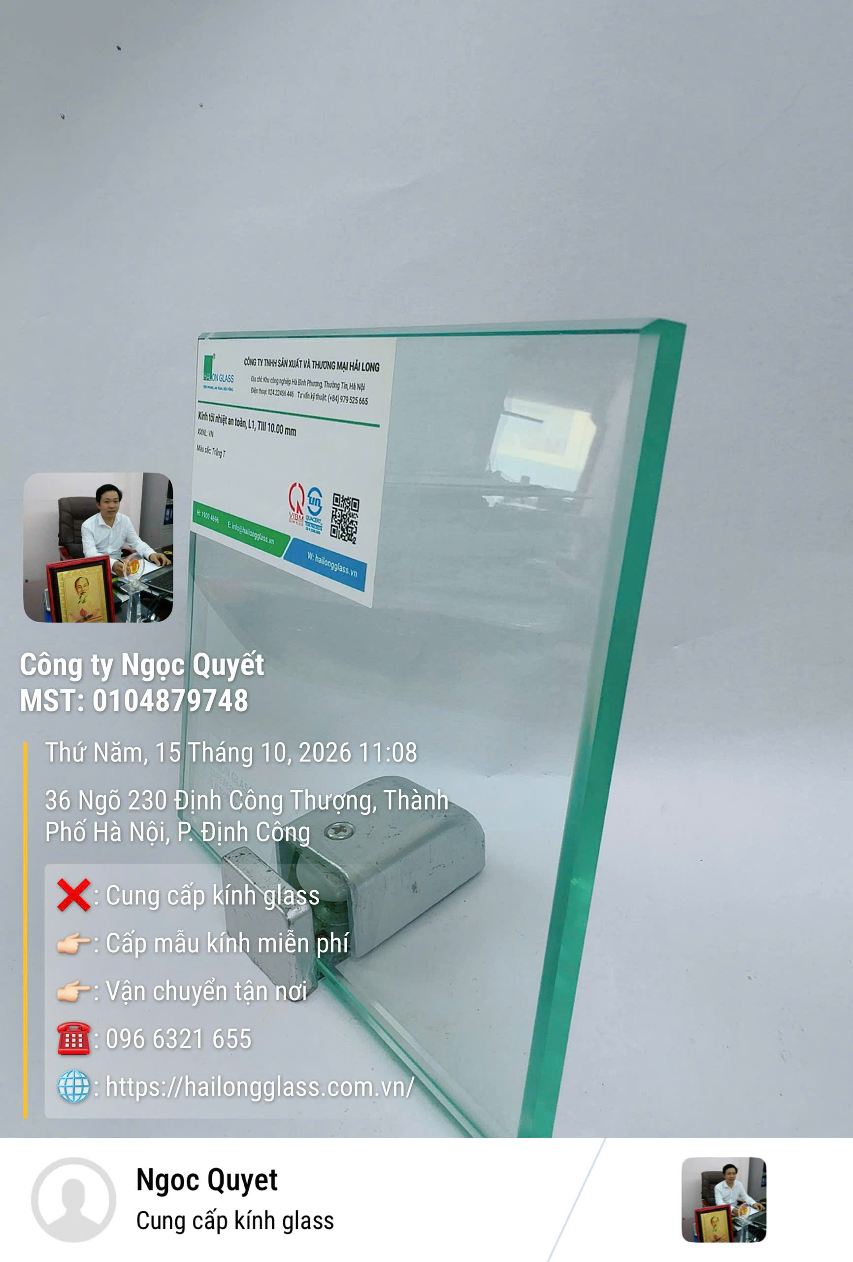 Kính cường lực 10mm