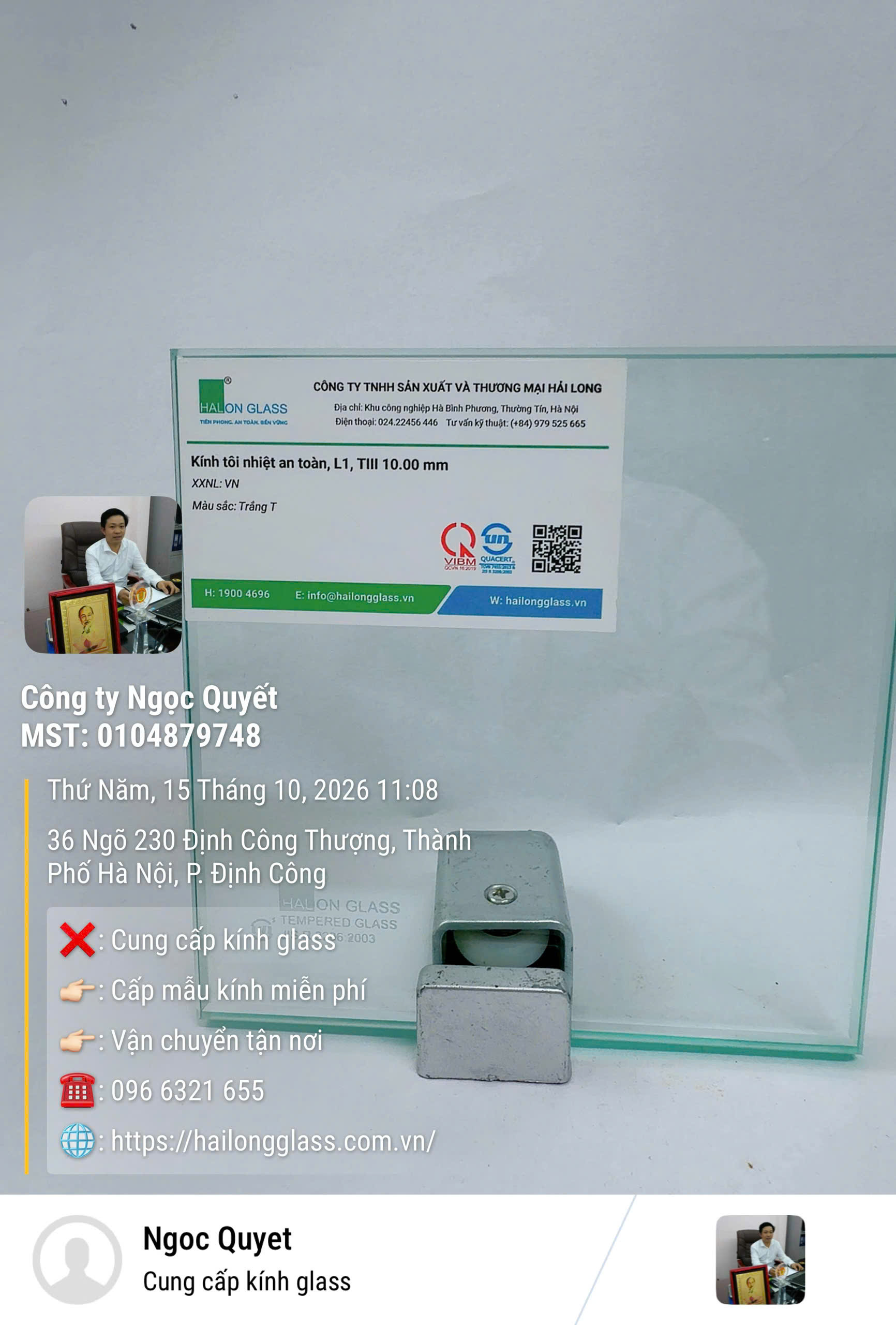 Kính cường lực 10mm